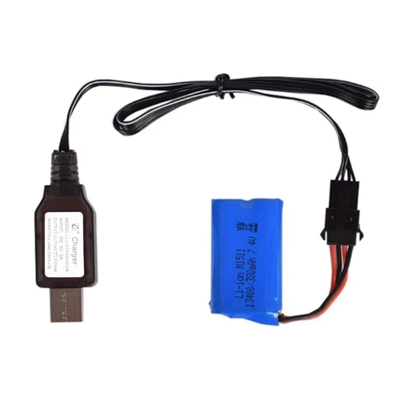 SM-4P USB Li-ion Battery Charging Cable SM4P Battery 7.4V 3.7vx2 400mA