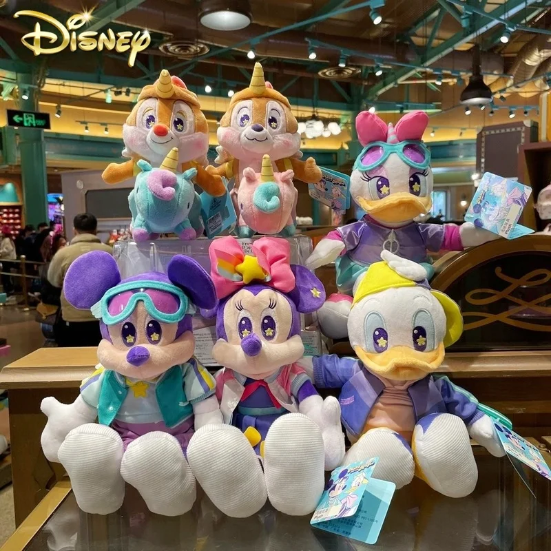 

Новые плюшевые игрушки Disney с Микки Маусом Минни Дональд Даком, детские подарки, плюшевые игрушки, кукла для девушки, подарок на день рождения
