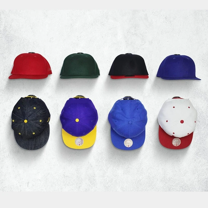 Necklace Storage Adhesive Hook Traceless Hat Hook Hat Hangers for Baseball Caps