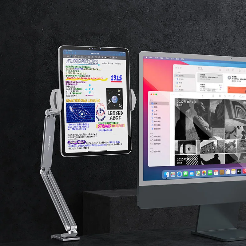 Suporte Ajustável do Monitor Desktop Monitor Riser Compatível com Monitor Portátil 13.3 14 15.6 17 - Imagem 6
