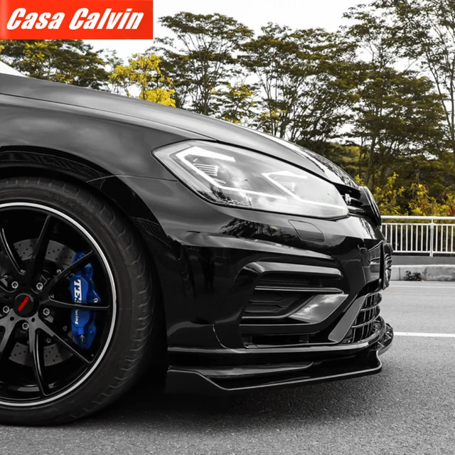 Gonna Laterale Per VW Golf Mk7 - Spoiler In ABS Nero Lucido, Accessorio Per Paraurti, Migliora Estetica E Aerodinamica - Foto 3