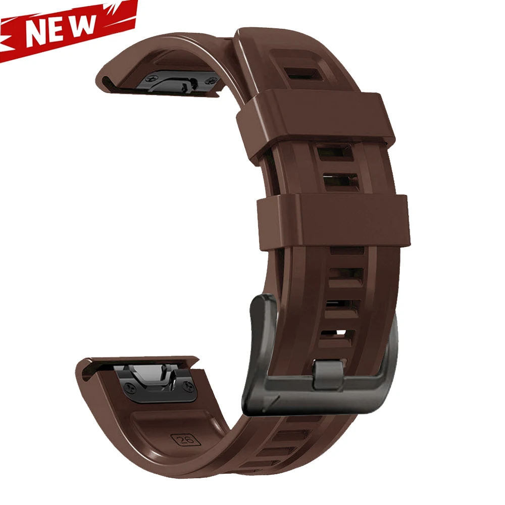 Silicone Sport Watch Band - QuickFit 26 22mm Strap Bracelet