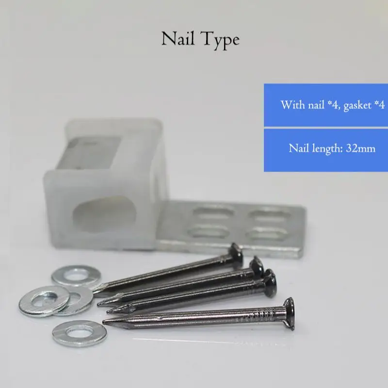 1Pc Sofa Spring Fixing Clip With Srews/Nails, Car Seat Spring Buckle Home Furniture Hasps Iron Clips Hardware Accessories