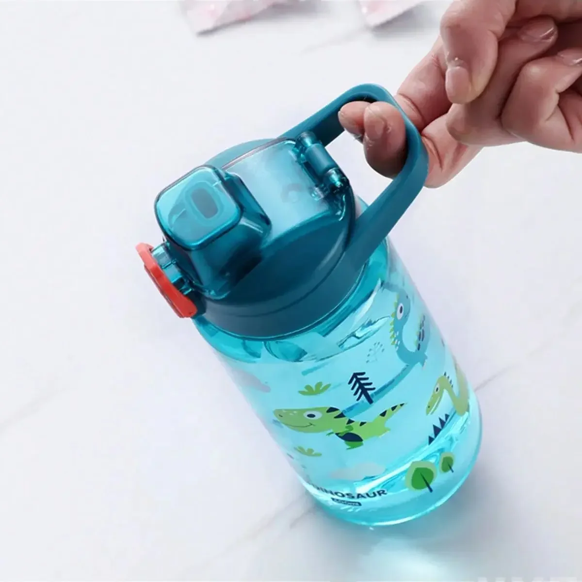 Dinosaur 600ml Water Bottle Plastic Bottles For Kids Water Cup