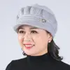 Fashion Hat Plush Knitted Wind Ear Guard Solid Color Simple Autumn And Winter Warm Hat Plush Wool Old Lady Cotton Hat 4