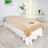 Beauty Salon Bed Sheets Milk Velvet Massage SPA Warm Bed Cover Sabanas Para Cama Soft Salon Sheets With/no Hole 5