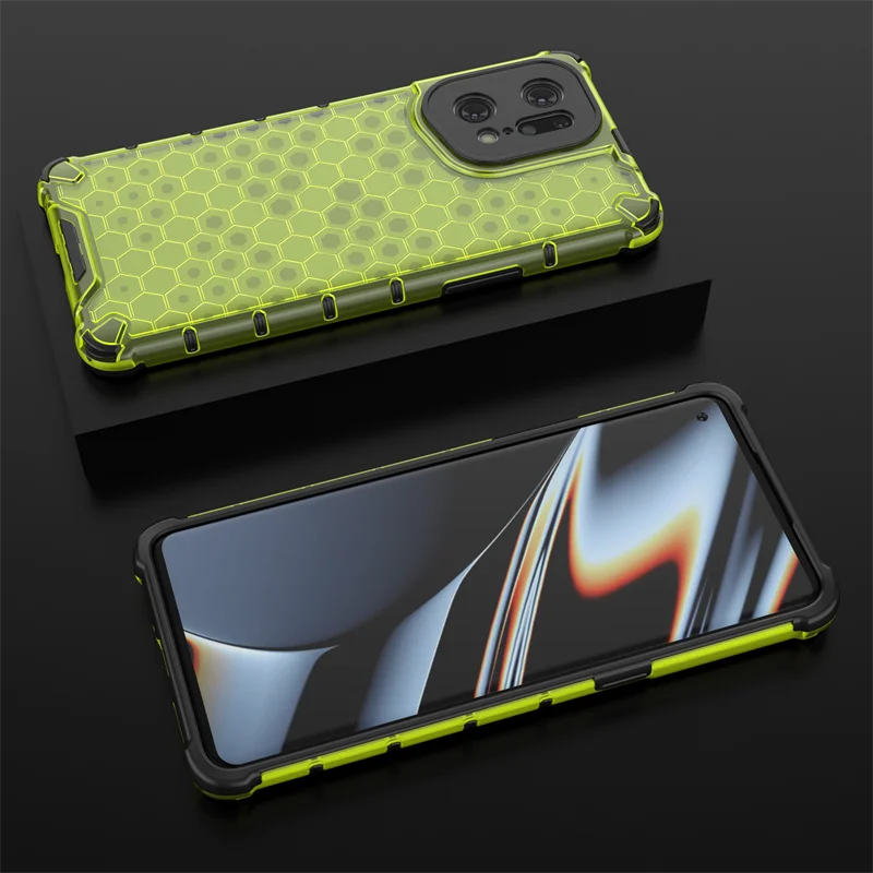 Shockproof Armor Clear Phone Case with Transparent Silicone Bumper