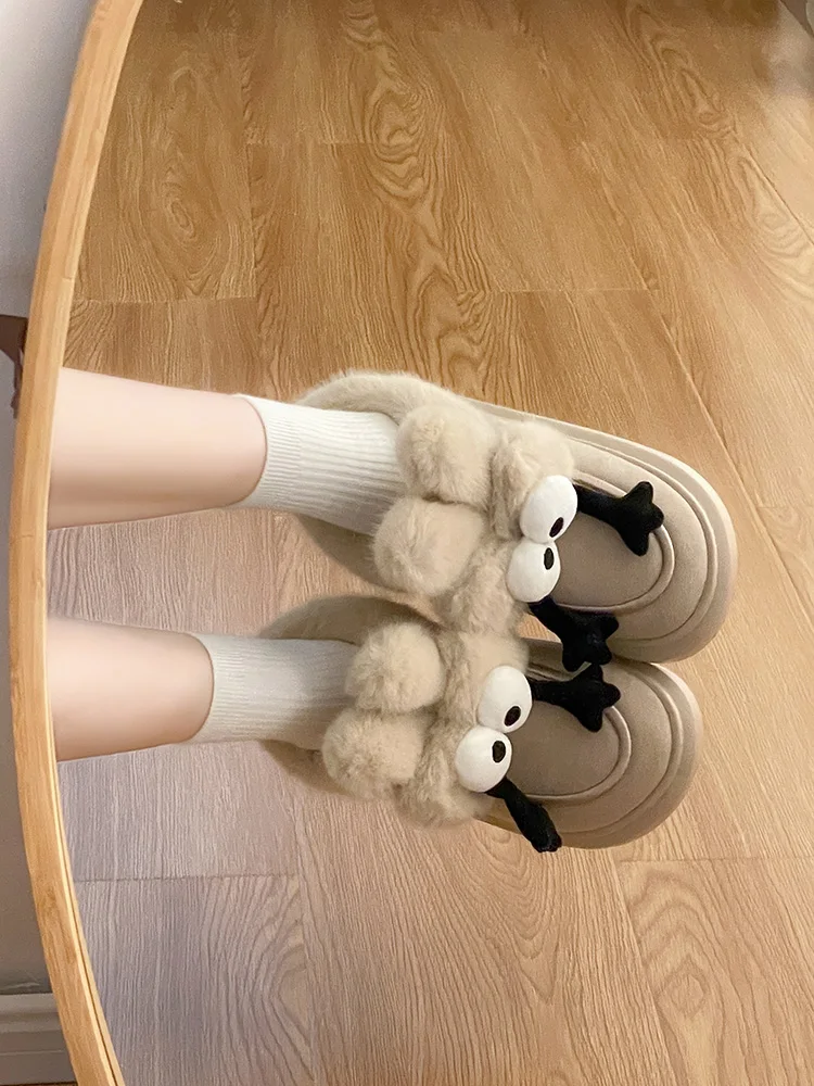 

Winter Boots Lady Female Shoes Round Toe Plush Australia Flat Heel Boots-Women 2023 Fur Snow Med Basic Rome Solid Ankle Canvas