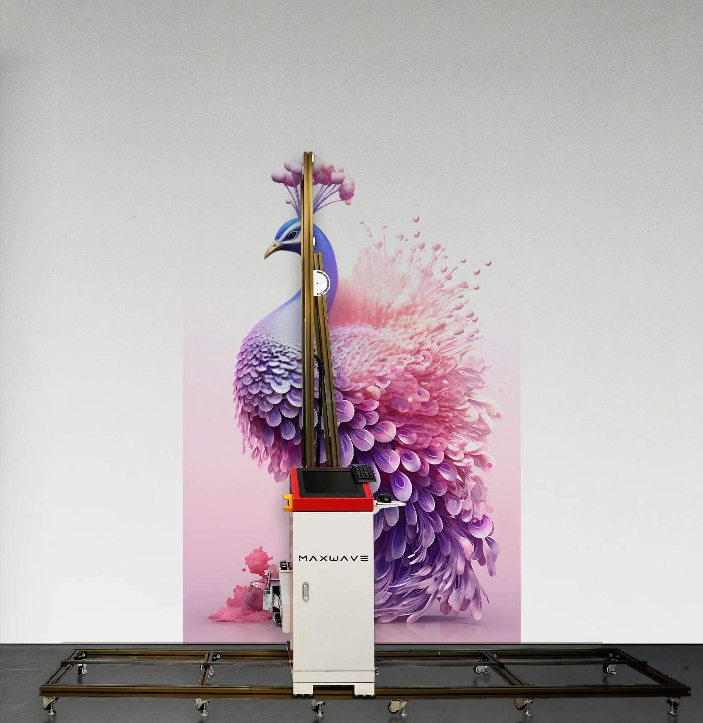 

3D Vertical Wall Printing Painting Mural Inkjet Printer Art Wall Direct Printing on The Wall Metal Glass and Stone