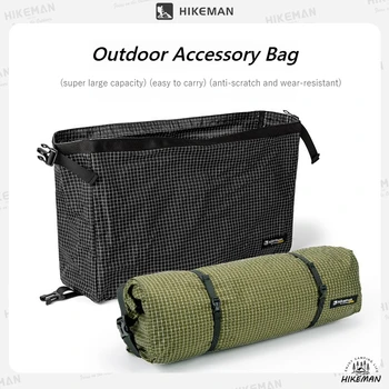 Borsa Accessoria per Escursionismo Hikeman, Borsa Multifunzionale Impermeabile Espandibile, Zaino per Attrezzatura da Campeggio