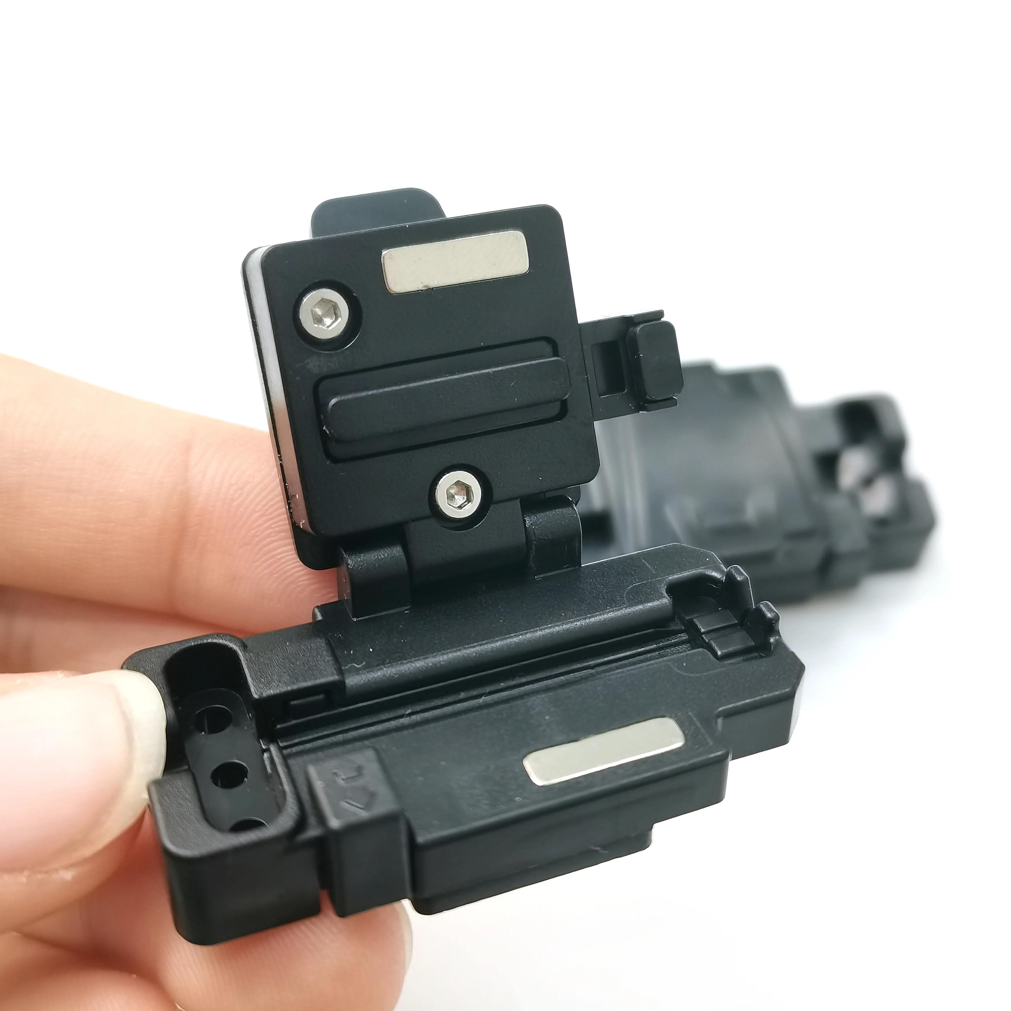 1 Pair Original DVP-740 DVP760/760A DVP-16 Optical Fiber Fusion Splicer 3 in 1 Fiber Clamp/Fiber Plate Fiber Holder