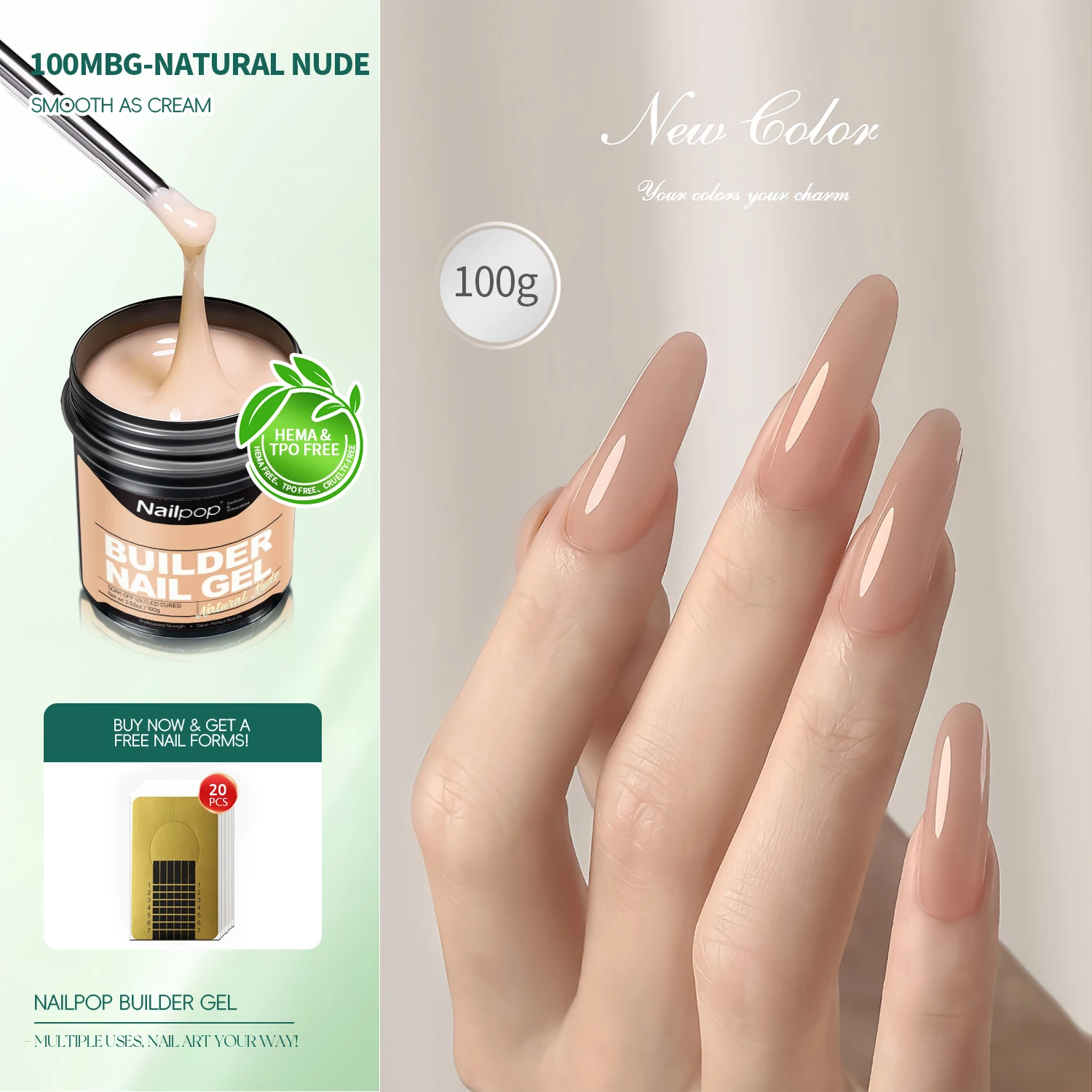 100MBG-Natural Nude