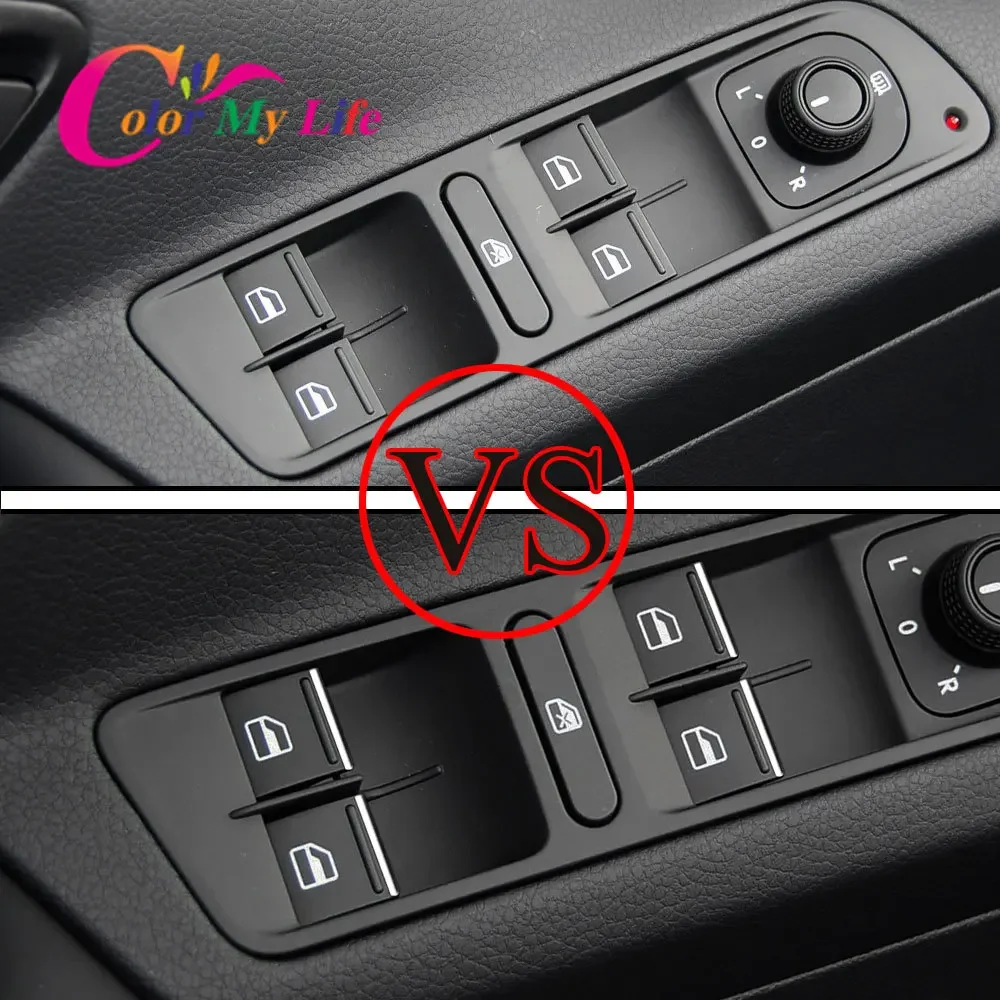 Telai Decorativi Keenso Per Alzacristalli Auto - Rifiniture Cromate ABS Mercedes Classe C W205 - Foto 13