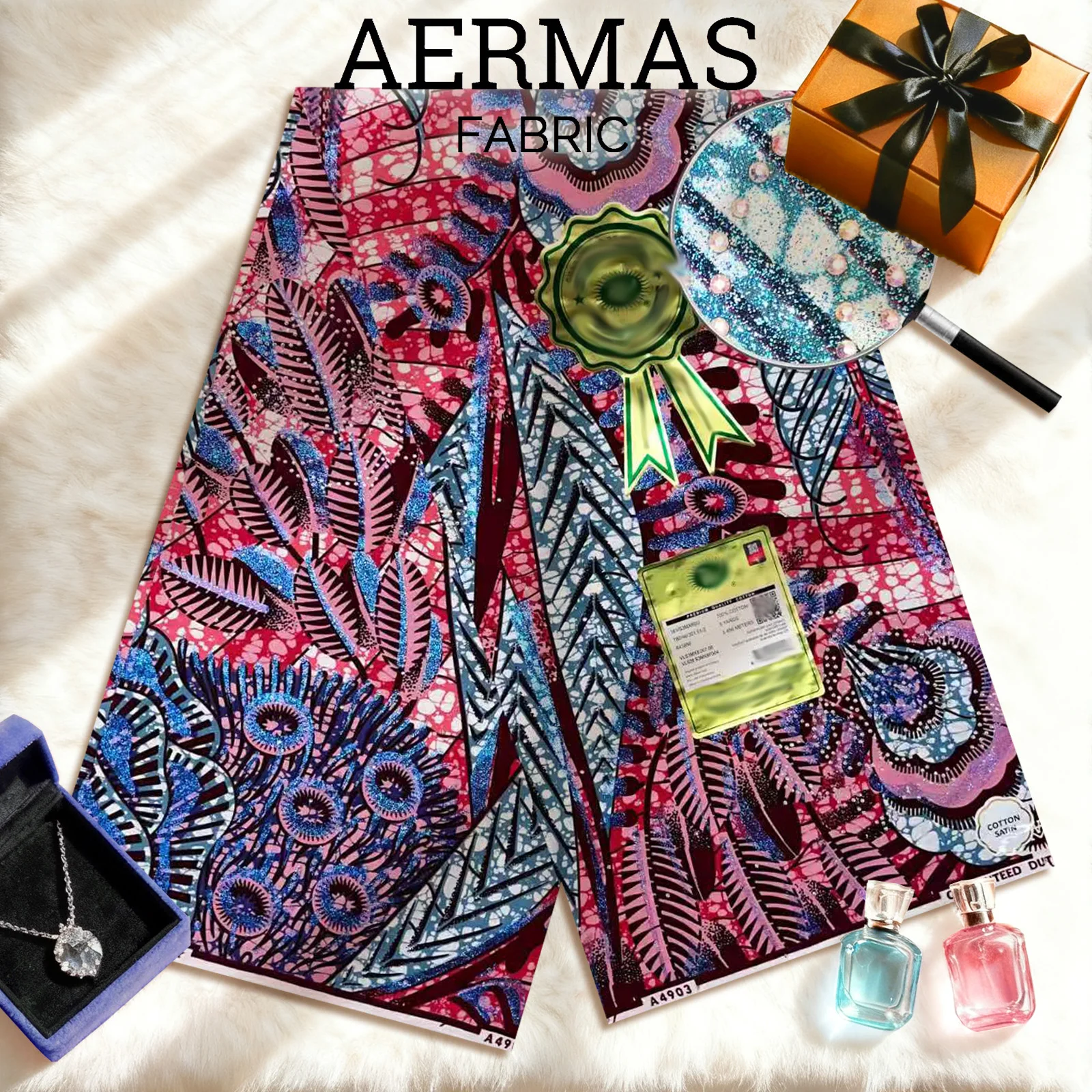 2025 new style hot drilling african wax fabrics wholesale ankara fabric real wax print 100% cotton holland for fashion dresses 2