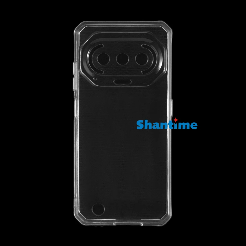 KJYFOANI Custodia Cover per Fossibot F102 (6.58), Ultra Sottile Silicone TPU Case Anti-Graffio Protezione Guscio + 2 Pezzi Pellicola Vetro Temperato per Fossibot F102 - Fiore Pero