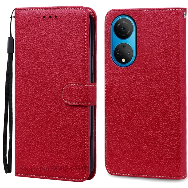 Leather Flip Wallet Case Cover for Honor X7 - Stylish and Protective Phone Case Etui