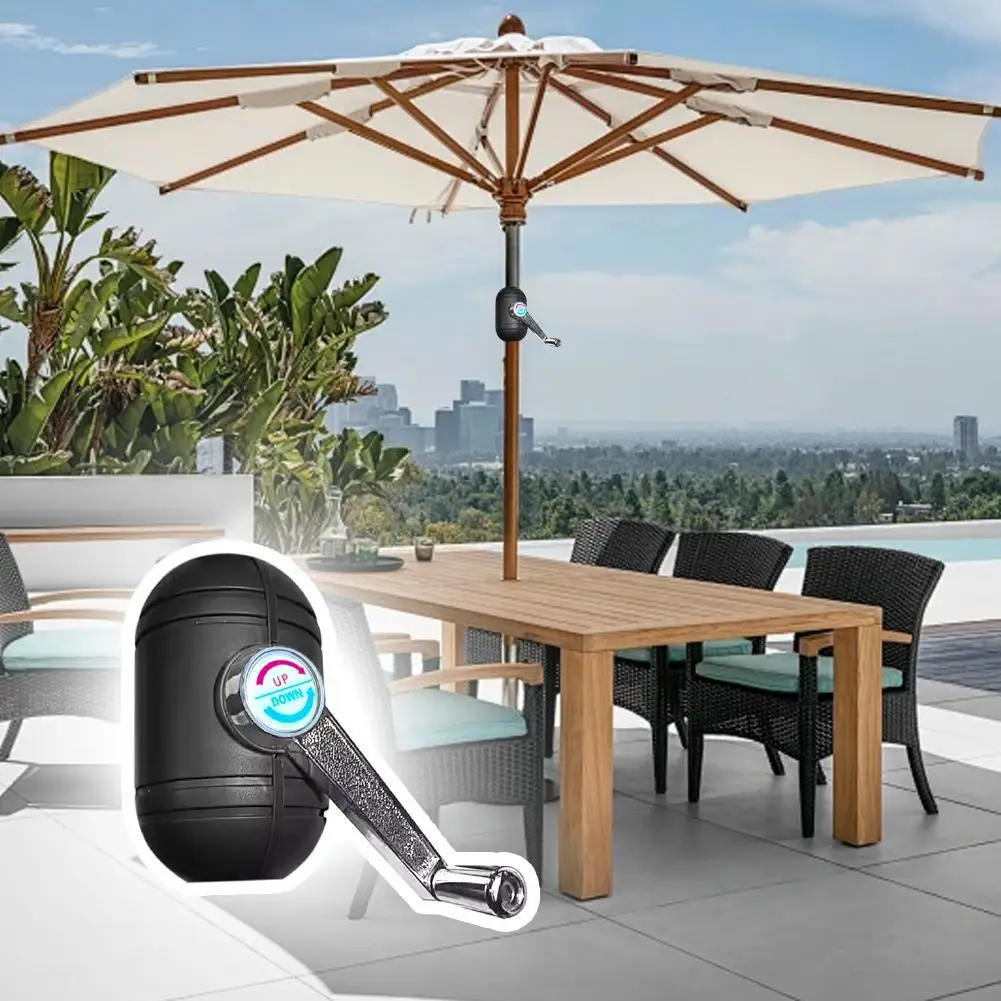 Parasol Shaker Crank Handle Patio Umbrella Crank Handle Outdoor Patio Umbrella Replace Parts Accessories