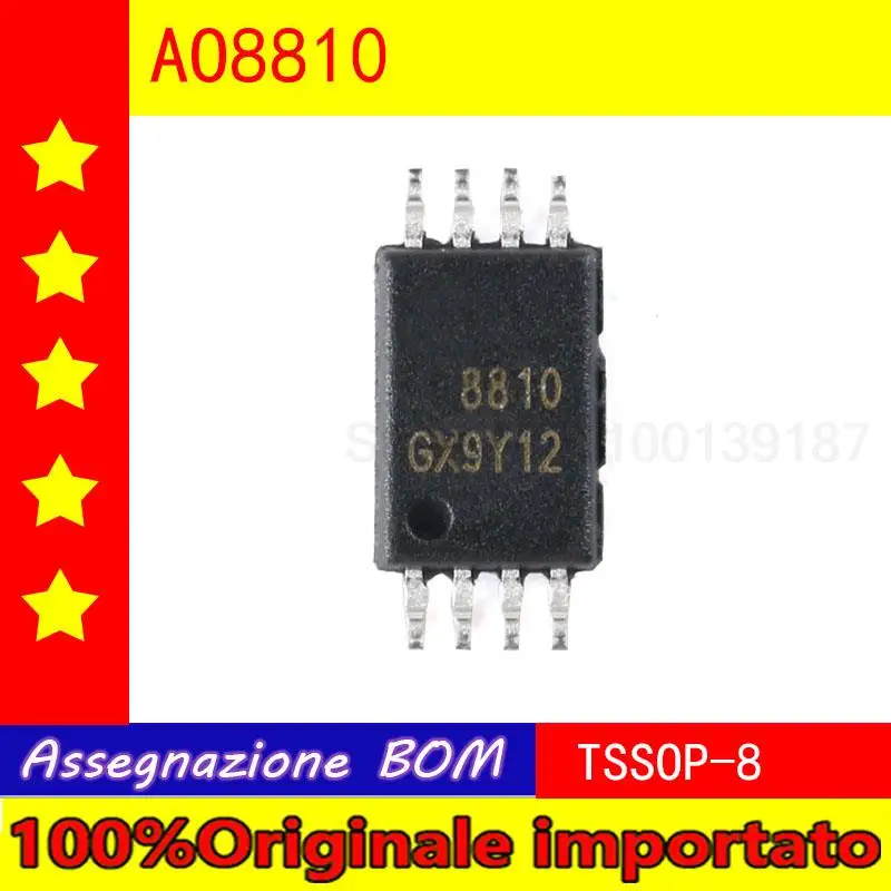 Originale 10 Pz/Lotto Patch Ao8810 Tssop - 8 20 V / 7 A Perdita Dual N-Channel Mosfet Tubo Ad Effetto Di Campo