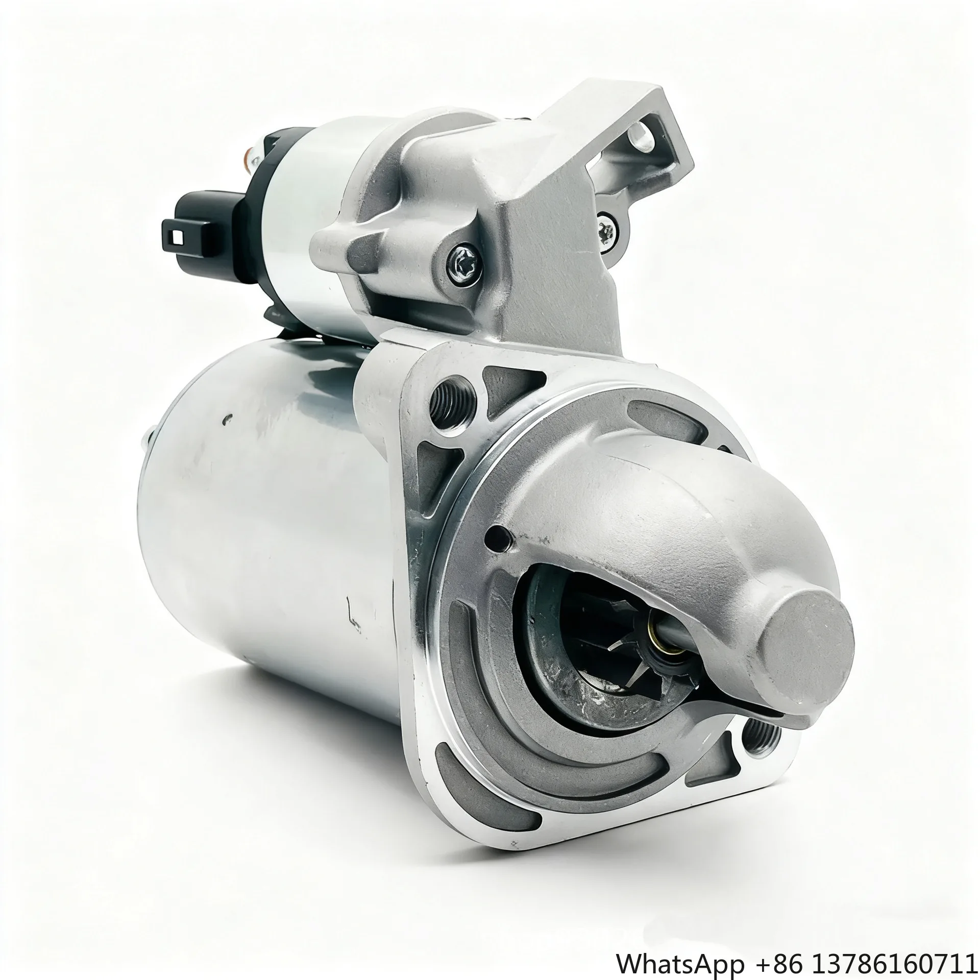 현대 리오 스타터 모터 2B614 12V 1.2KW 자동차 엔진 시동 교체 부품 (기아 프라이드, 엑센트 1.4L 1.6L 호환)