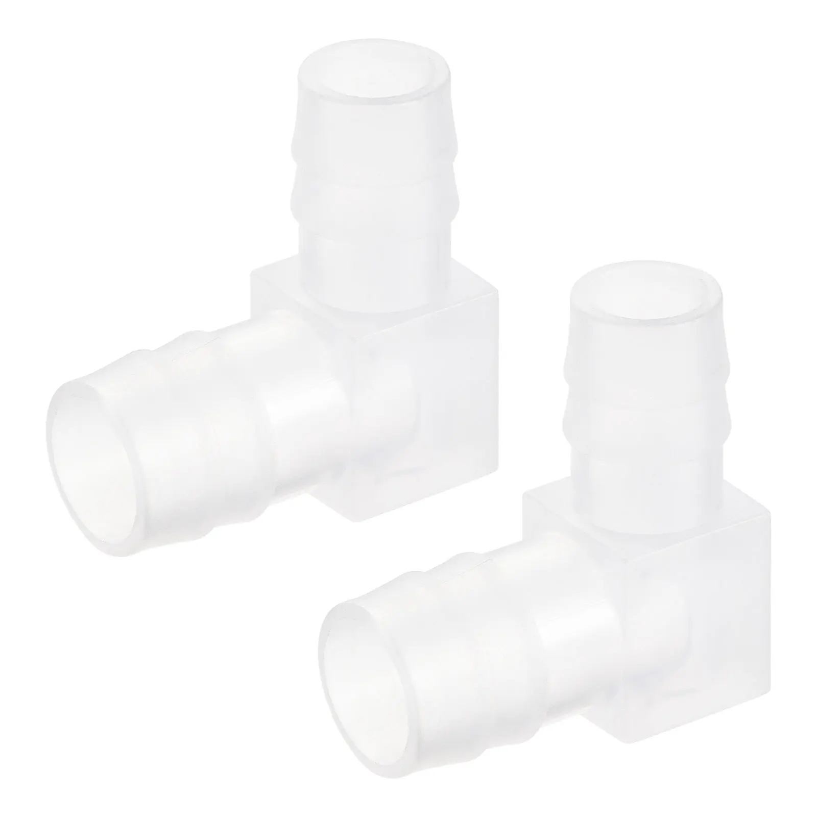 

uxcell Barb Hose Fitting, 11mm to 13mm Barbed Dia. Plastic Elbow Coupler Reducer Quick Connector Adapter, Pack of 2