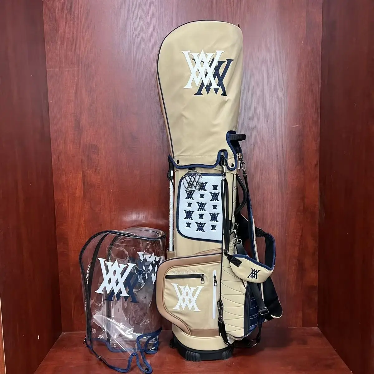 New Golf Bracket Bag Unisex Multifunctional Club Caddy Nylon Pu Waterproof