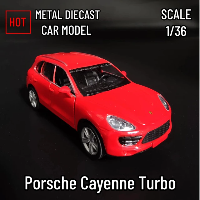 1/36 Porsche Cayenne Turbo Car Model Replica, Scale Metal Miniature Art  Vehicle Interior Decor Diecast Xmas Gift Kid Boy Toy - AliExpress