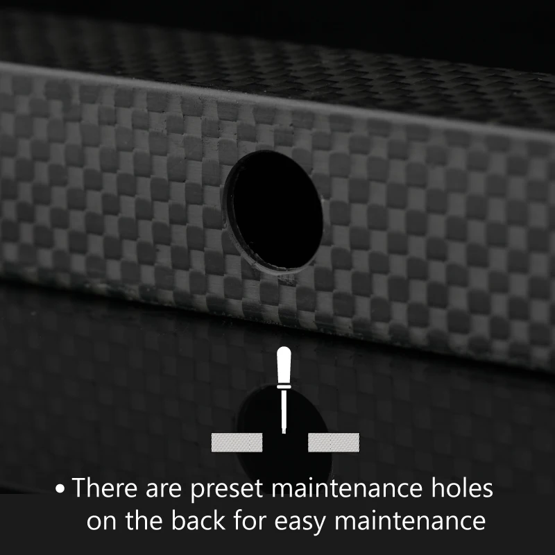 Mellow Peças Cnc Blv-cf-tubo de Perfuração de Fibra de Carbono Rolo Envolto Sarja Tubo Quadrado para Blv Mgn Cubo Impressora 3d - Imagem 6