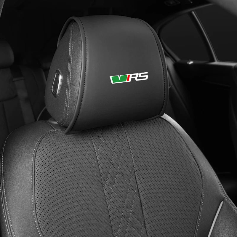Car Poggiatesta Storage Styling Seat Neck Pillow Cover Protettiva Per Skoda Vrs Octavia Kamiq Kodiaq Karoq Rs Superb Rapid Favorit