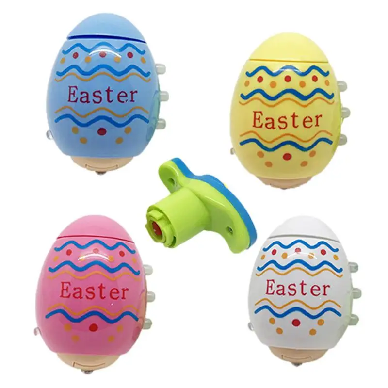 

Easter Eggs Finger LED Lights Spinning Top Easter Basket Stuffers Toy Finger Lights Fidget Toys Easter Basket Stuffers Top Glow