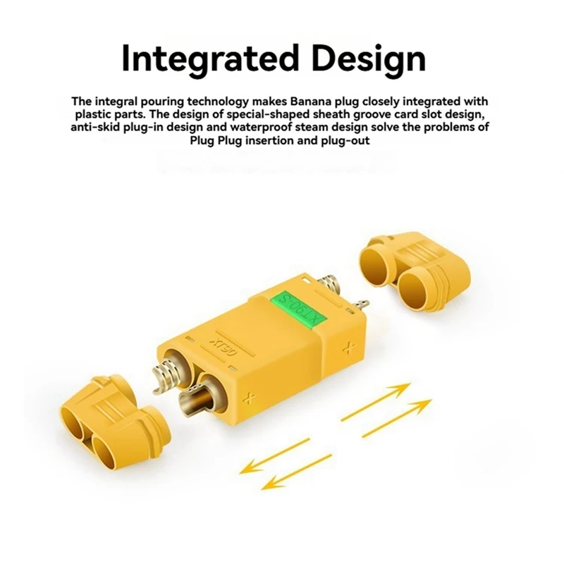 ABHS-10 Pairs XT90S XT90 Connector Anti-Spark Male Female Connector For Battery, ESC And Charger Lead