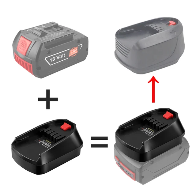 Battery Adapter Converting For Bosch 18v Bat Series Lithium Battery Bat609  To For Bosch Pba Series Lithium Battery 2607336208 - Battery Accessories &  Charger Accessories - AliExpress