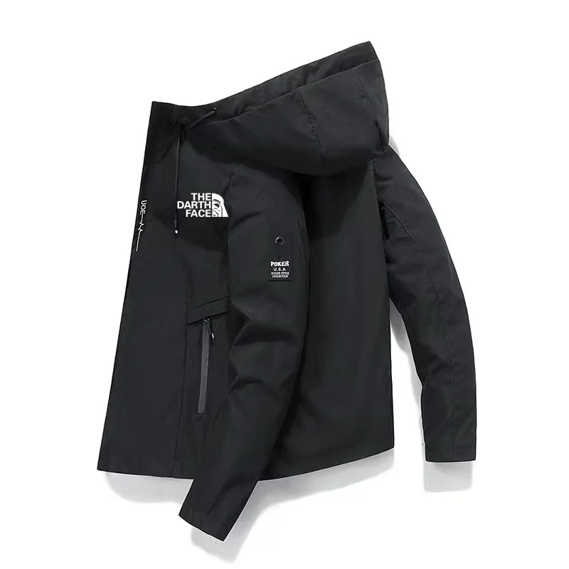 thumbnail image 1 of Chaqueta con capucha para hombre, abrigo de algodón a prueba de viento con cremallera, parka gruesa y cálida, estilo informal, novedad de invierno, 2024, 1 of 5