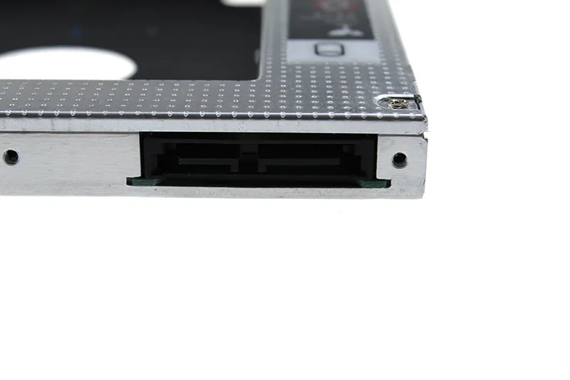2025 알루미늄 SATA 3.0 2세대 HDD 캐디 노트북 외장 케이스 9.5mm 2.5인치 2TB SSD 케이스 하드 디스크 노트북 CD/DVD-ROM 광학 베이 배플