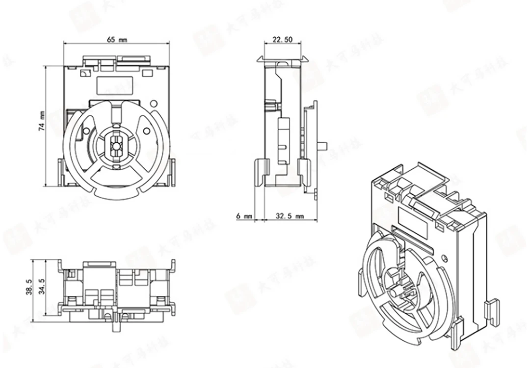 motor de máquina de venda automática da bebida não tripulada dos acessórios da máquina de venda automática do motor da mola