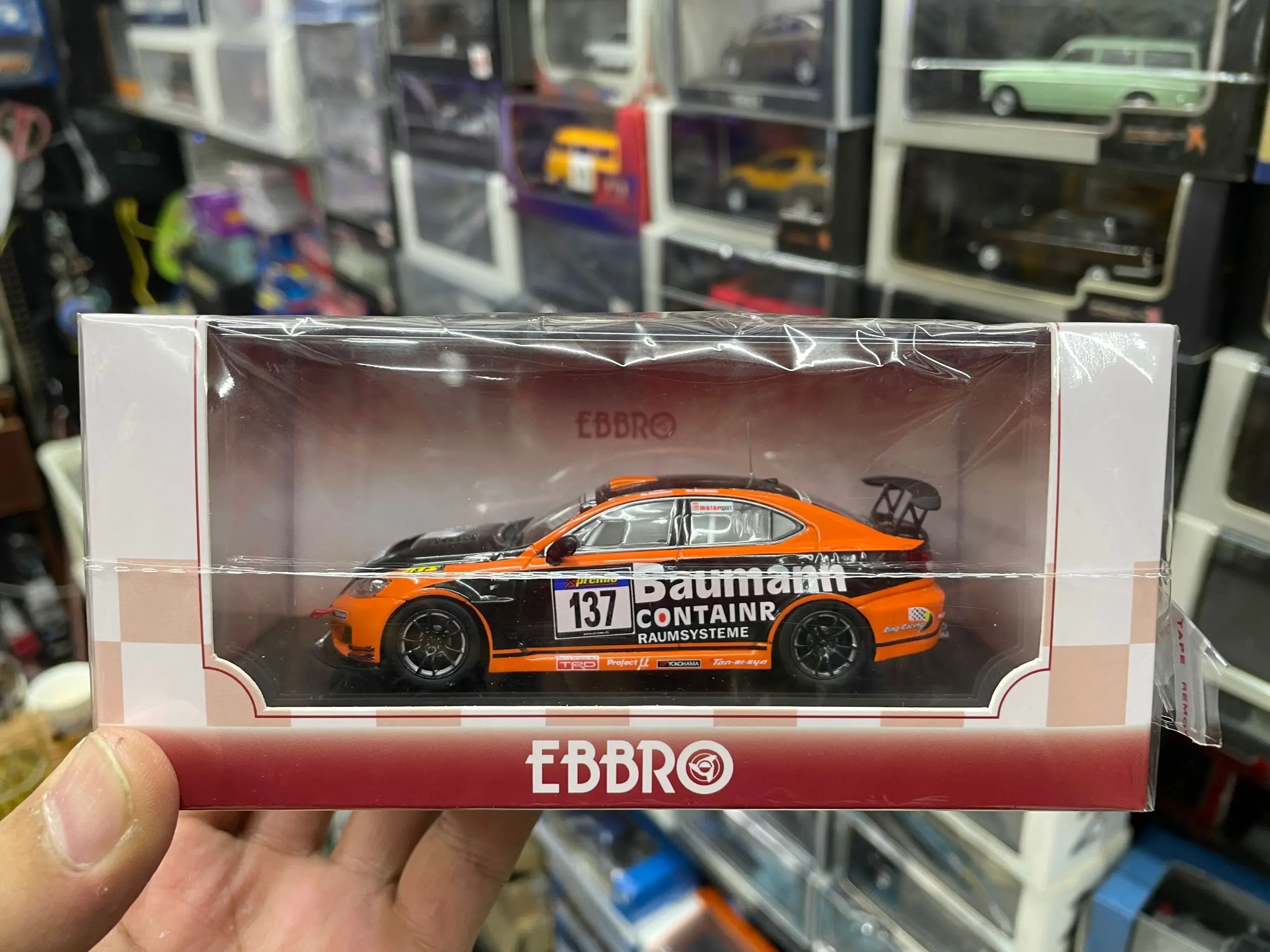 Ebbro 1/43 Scale Die-Cast Model Car L*exus IS F CCS-R VLN 2013 #137 New in Original Box