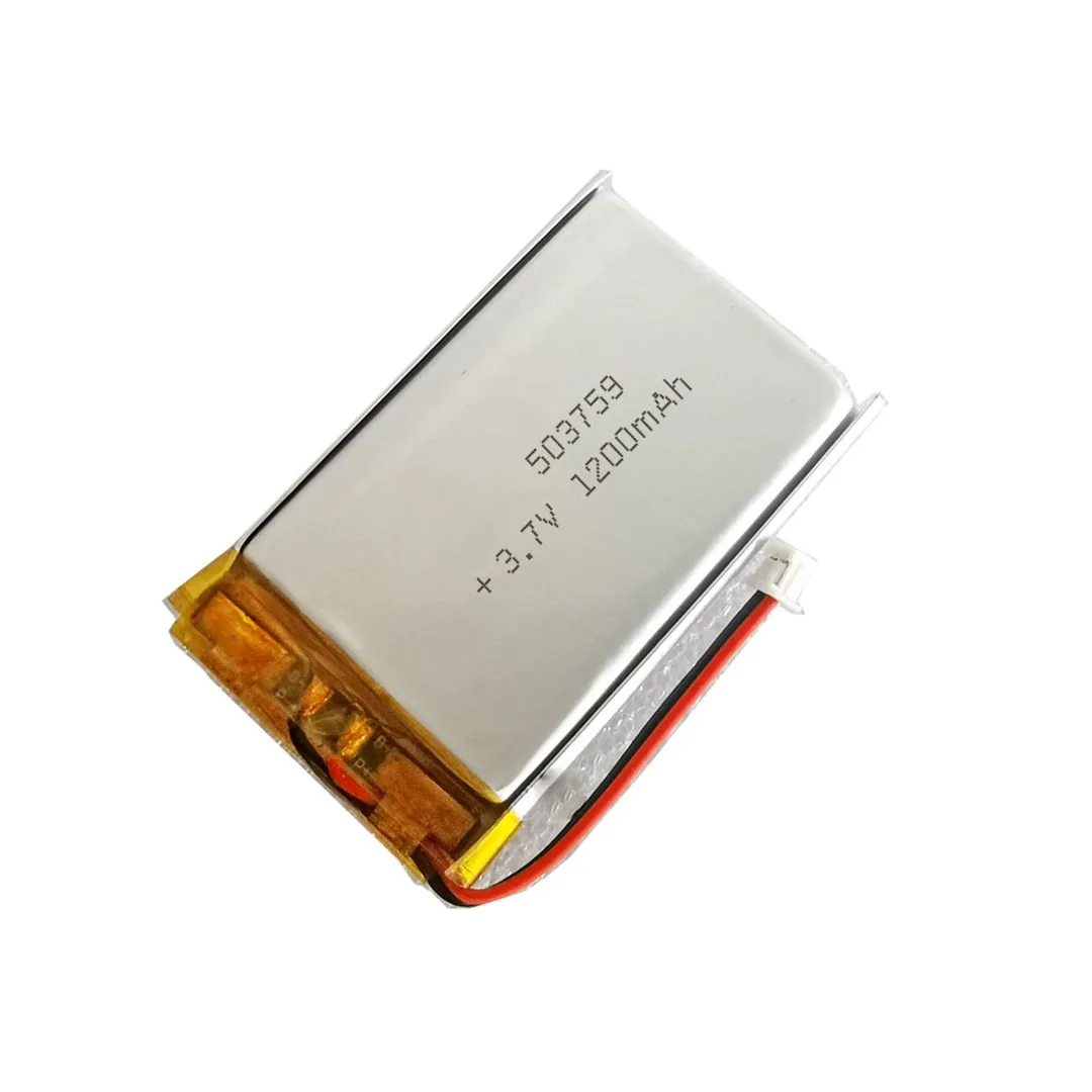Conector Jst da Bateria 2.0 mm do Íon do Polímero do Lítio 10 20 Peças 3.7v 1200mah 503759