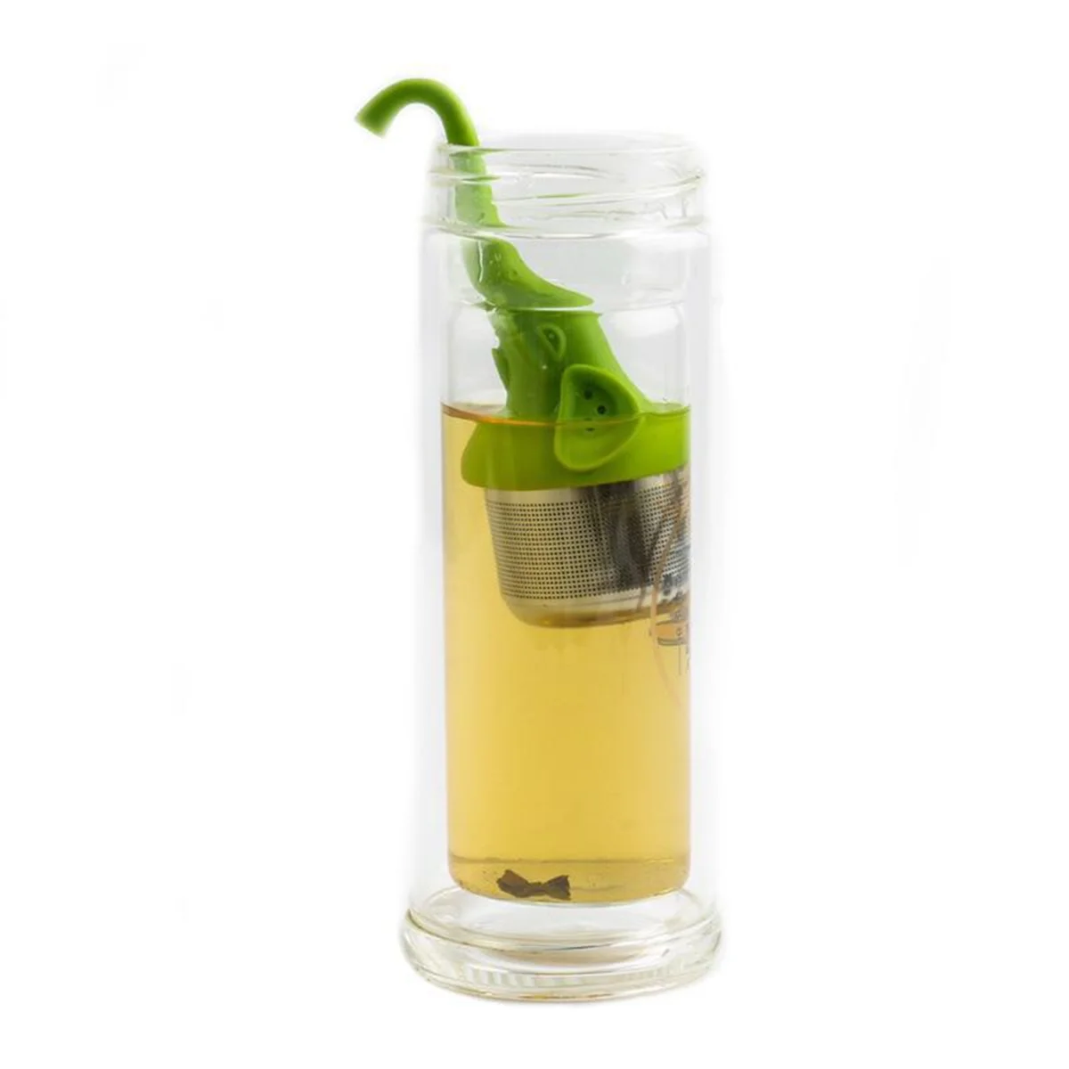 SEMOIC Stainless Steel Elephant Tea Infuser, Silicone Handle, Kitchen Teaware for Loose Leaf, Coffee & Spice Sieve