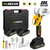 HECUS 30mm Brushless Electric Pruner Shear 1500W Cordless Rechargeable Fruit Tree Garden Power Tools For Makita 18V Battery 1