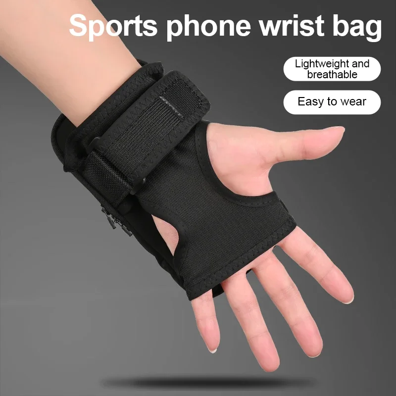 HAISSKY New Wrist Running Bags Men Women Universal Outdoor Sports Touch Screen Breathable Armband Bag Cycling Pouch For iPhone 2