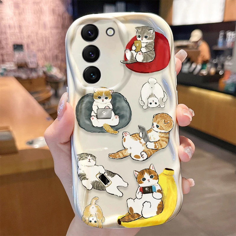 Mofusand Wave Protective Smartphone Case Cover