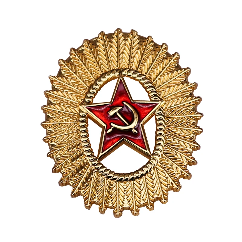 Soviet Russian Army Red Star Pin Badge USSR Pin Russia USSR