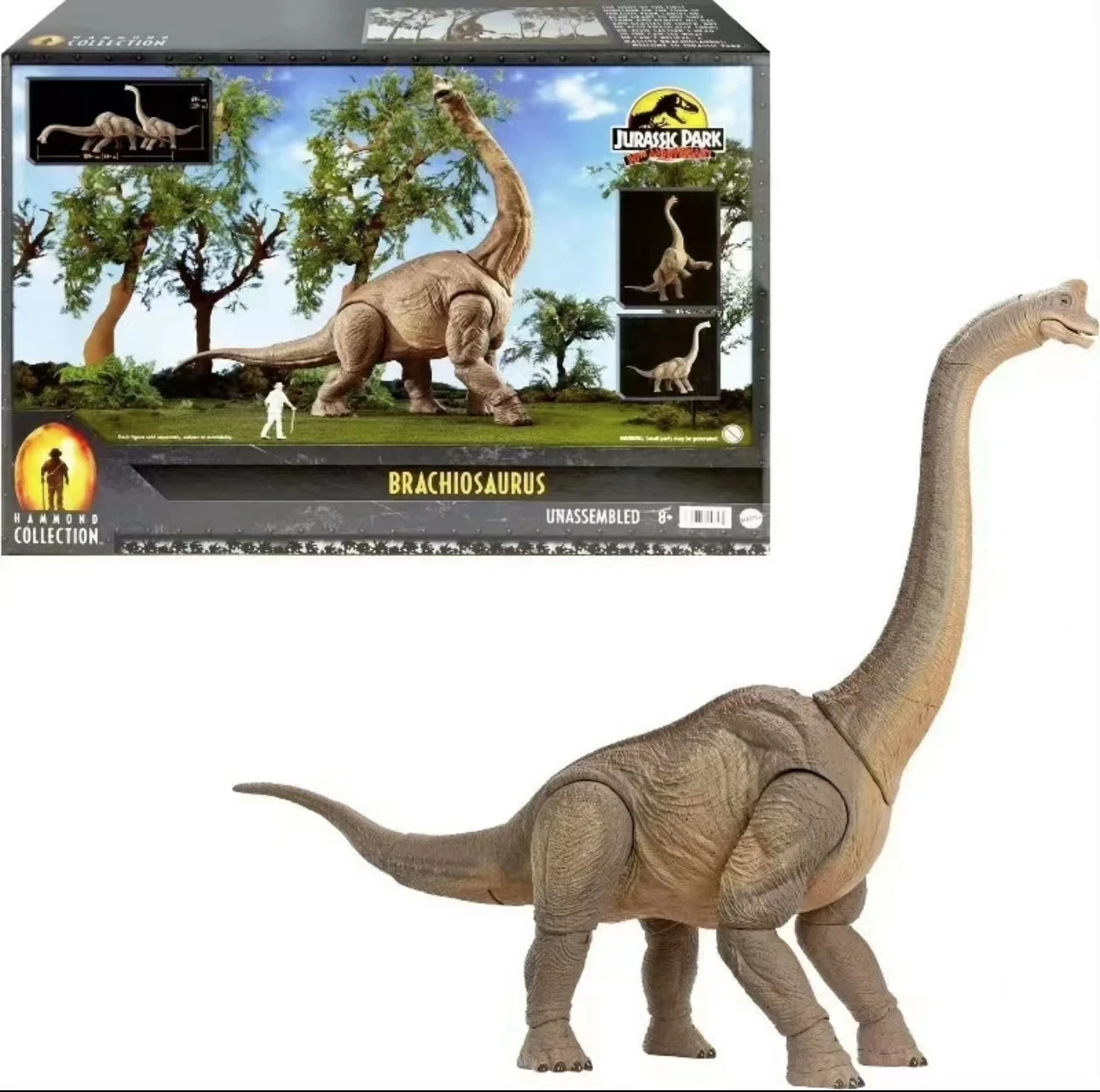 thumbnail image 1 of Figura de acción original de Jurassic World Hammond Collection, modelo Trex Baryonyx Velociraptor Jurassic Park, dinosaurio, juguetes para niños, 1 of 5