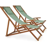 Patio Sling Chairs, Outdoor Adjustable Beach Chair with Armrest & Pillowcase, Portable Folding Patio Lounge Chairs Chair 1