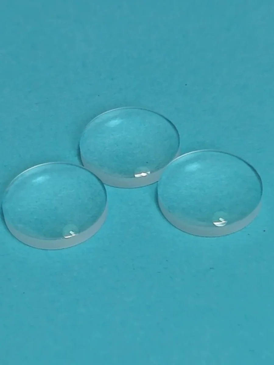 K9 플라노 볼록 렌즈 직경 20mm, 코팅되지 않은 초점 거리 25mm, 30mm, 35mm, 40mm, 50mm, 60mm, 70mm, 80mm, 100mm