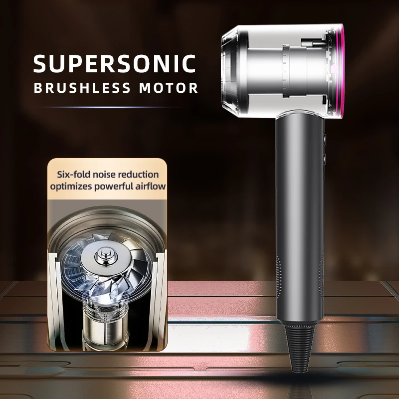 High Speed Anion 110000rpm Hair Dryer Wind 62m/s 1600W 2 Minute Quick Dry Professional Hair Care Negative Lon 3