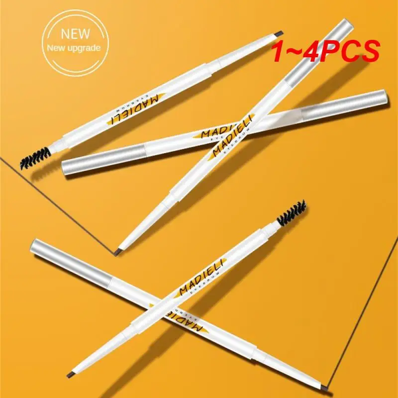 

1~4PCS Double Eyebrow Pencil Makeup Artist Only Waterproof And Sweat-resistant Non-decoloring Eyebrow Pencil Beauty And Health