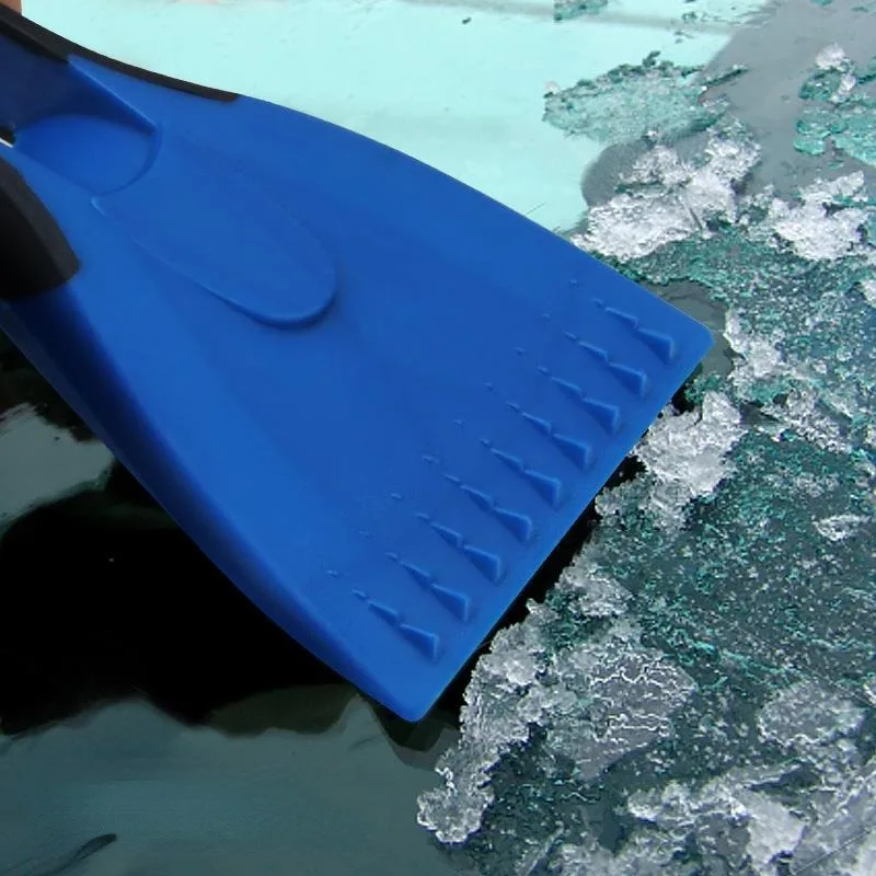 2PCS Car Ice Scrapers Silicone Car Snow Brush Soft Anti-skid Handle Ice Scraper Auto Snow Shovel Removal Winter Accessories