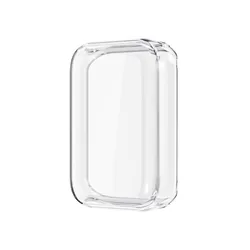 Full Cover Smart Soft TPU All - Around Protective Shell Bumper Case Accessories - Mi Band 9 Pro (Transparent)