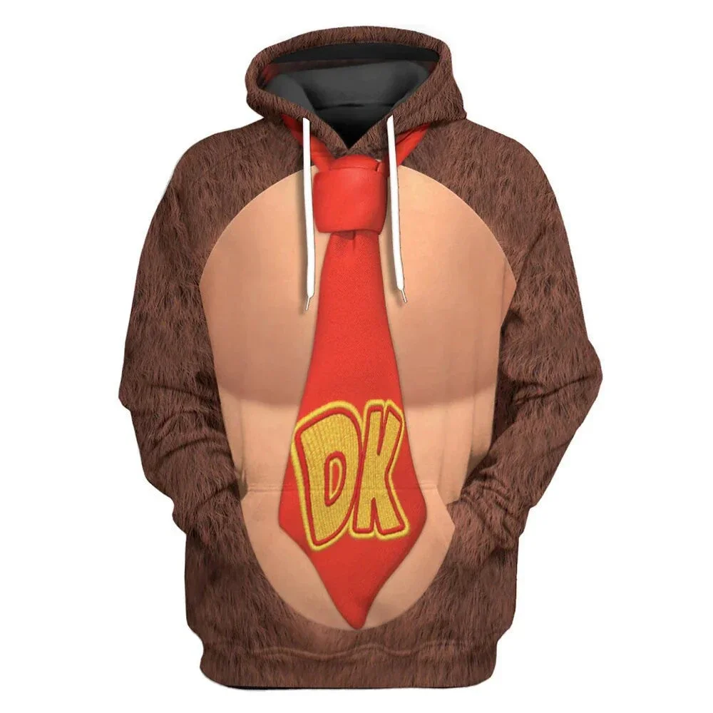 Sudadera con capucha de Marios del nuevo juego 2024, sudadera para niños, jersey de Marios, ropa de moda para niños y niñas