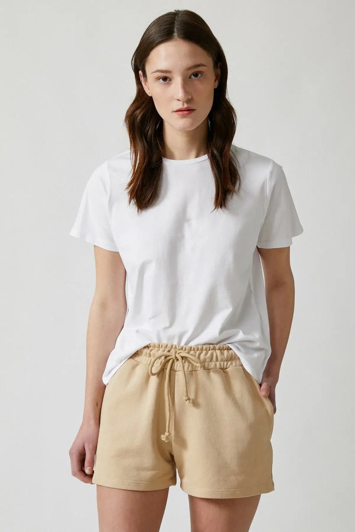 

Crew Neck T-Shirt Short Sleeve White Basic Cotton Casual Fashion Wear Summer Season Products Casual Sports Street Wear